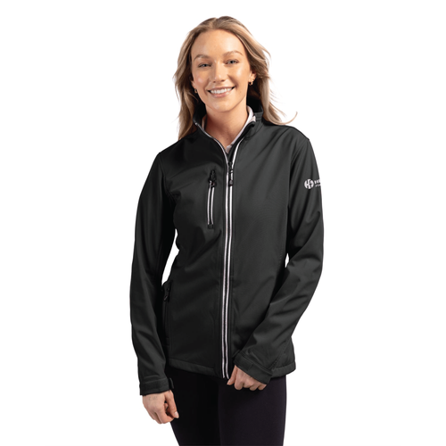 Clique Women's Telemark Eco Stretch Softshell Full Zip Jacket - BLACK image thumbnail