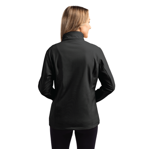 Clique Women's Telemark Eco Stretch Softshell Full Zip Jacket - BLACK image thumbnail