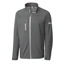 Image of Clique Men's Telemark Eco Stretch Softshell Full Zip Jacket - GREY