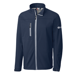 Image of Clique Men's Telemark Eco Stretch Softshell Full Zip Jacket - DARK NAVY