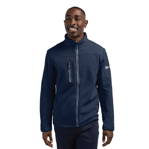 Clique Men's Telemark Eco Stretch Softshell Full Zip Jacket - DARK NAVY image thumbnail