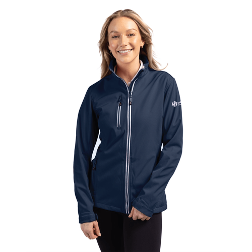 Clique Women's Telemark Eco Stretch Softshell Full Zip Jacket - DARK NAVY image thumbnail
