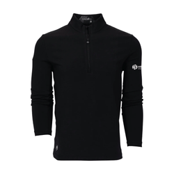 Image of Greyson Men's Sequoia Quarter-Zip - BLACK