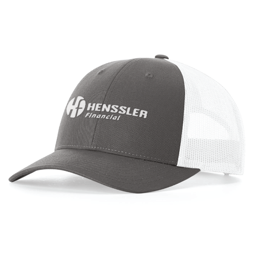 Richardson 115 Low Pro Trucker Hat - CHARCOAL/WHITE image thumbnail