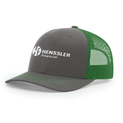 Image of Richardson 112 Trucker Hat - CHARCOAL/KELLY