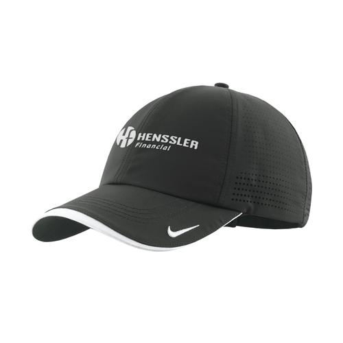 Nike Dri-FIT Perforated Performance Cap - ANTHRACITE/WHITE image thumbnail