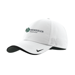 Image of Nike Dri-FIT Perforated Performance Cap - WHITE/BLACK