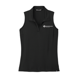 Image of TravisMathew Women's Coto Performance Sleeveless Polo - BLACK