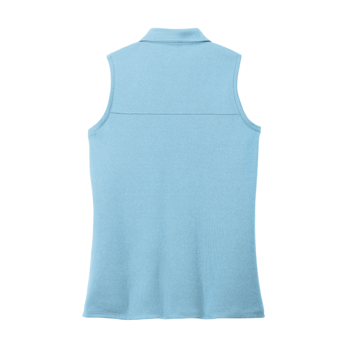 TravisMathew Women's Coto Performance Sleeveless Polo - BRILLIANT BLUE HEATHER image thumbnail