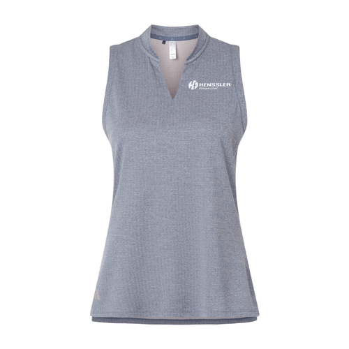 Adidas Women's Ultimate365 Textured Sleeveless Shirt - LIGHT NAVY image thumbnail