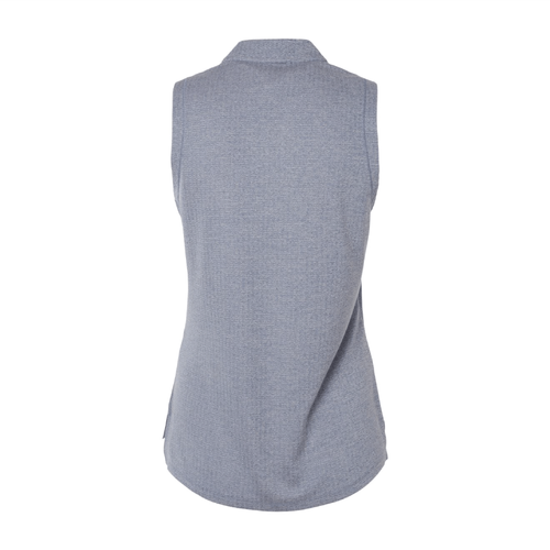 Adidas Women's Ultimate365 Textured Sleeveless Shirt - LIGHT NAVY image thumbnail