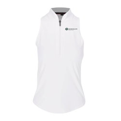 Image of Greyson Women's Sleeveless Vesta Mock Neck Top - ARCTIC