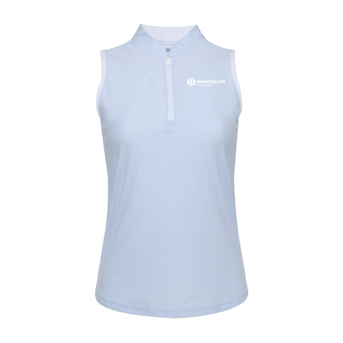 Straight Down Women's Regal Sleeveless Polo - POWDER image thumbnail