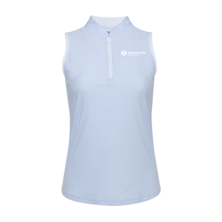 Image of Straight Down Women's Regal Sleeveless Polo - POWDER