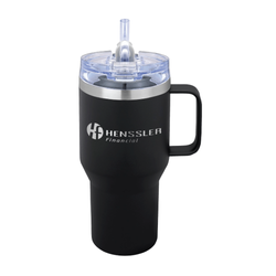 Image of 30 oz Urban Peak Apex Ridge Vacuum Travel Mug - BLACK