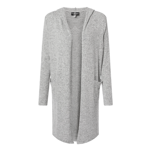 Boxercraft Women's Cuddle Fleece Cardigan - OXFORD HEATHER  image thumbnail