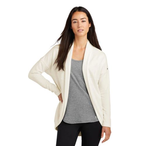 Ogio Women's Luuma Cocoon Fleece Cardigan Wrap - IVORY SNOW image thumbnail