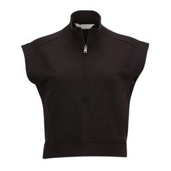 Image of Boxercraft Women's French Terry Half Zip - CHARCOAL HEATHER