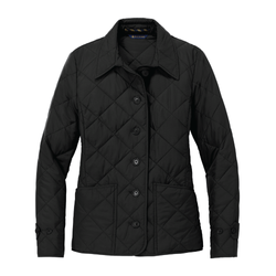 Image of Brooks Brothers Women’s Quilted Jacket - DEEP BLACK