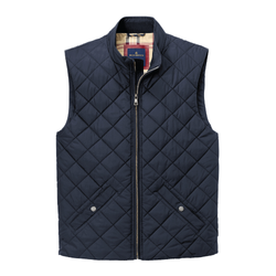 Image of Brooks Brothers Men's Quilted Vest - NIGHT NAVY