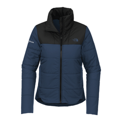 Image of The North Face Women's Chest Logo Everyday Insulated Jacket - SHADY BLUE