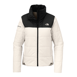 Image of The North Face Women's Chest Logo Everyday Insulated Jacket - VINTAGE WHITE