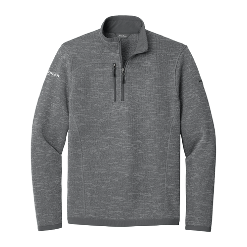 Eddie Bauer Men's Sweater Fleece 1/4-Zip -  DARK GREY HEATHER image thumbnail