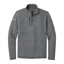 Image of Eddie Bauer Men's Sweater Fleece 1/4-Zip -  DARK GREY HEATHER