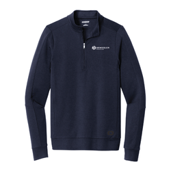 Image of OGIO Men's Luuma 1/2-Zip Fleece - RIVER BLUE HEATHER