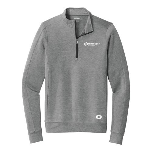 OGIO Men's Luuma 1/2-Zip Fleece - PETROL GREY HEATHER image thumbnail