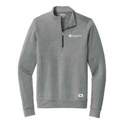 Image of OGIO Men's Luuma 1/2-Zip Fleece - PETROL GREY HEATHER