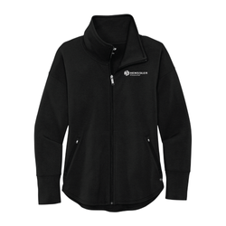 Image of OGIO Women's Luuma Full-Zip Fleece - BLACKTOP