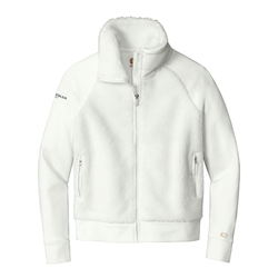 Image of OGIO Women's Luuma Sherpa Full-Zip - IVORY SNOW