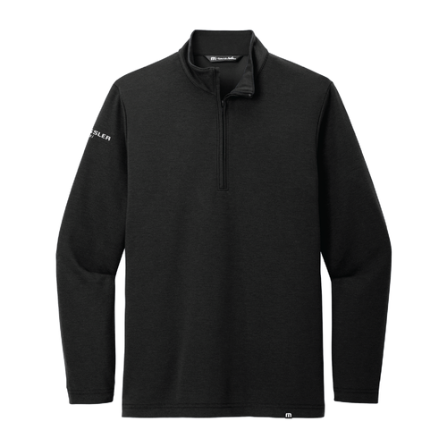 Travis Mathew Men's Coveside 1/4-Zip - BLACK image thumbnail