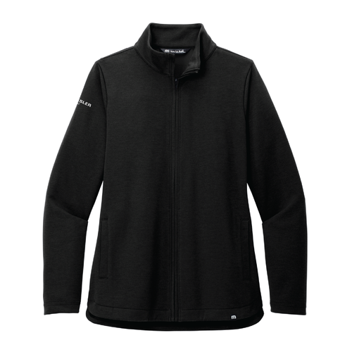 Travis Mathew Women's Coveside Full-Zip - BLACK image thumbnail