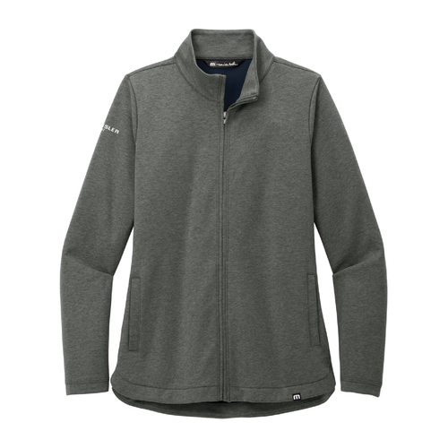 Travis Mathew Women's Coveside Full-Zip - DARK GREY HEATHER image thumbnail