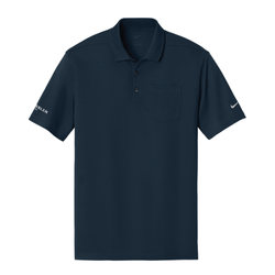 Image of Nike Men's Dri-FIT Micro Pique 2.0 Pocket Polo - NAVY