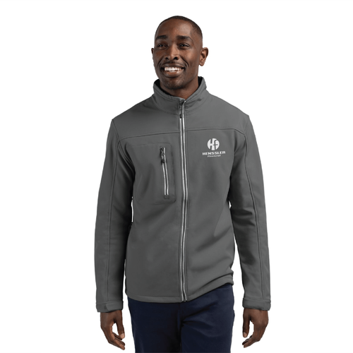 Clique Men's Telemark Eco Stretch Softshell Full Zip Jacket - GREY image thumbnail