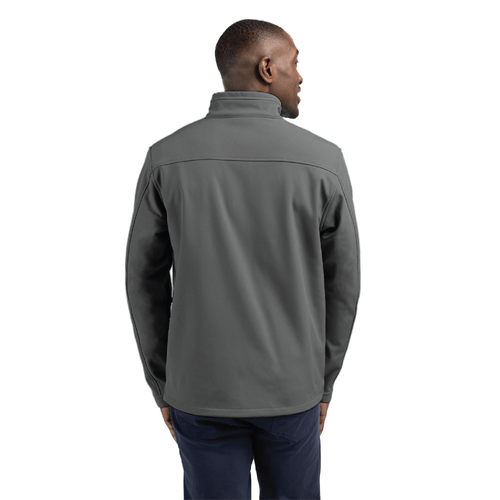 Clique Men's Telemark Eco Stretch Softshell Full Zip Jacket - GREY image thumbnail