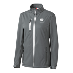 Image of Clique Women's Telemark Eco Stretch Softshell Full Zip Jacket - GREY
