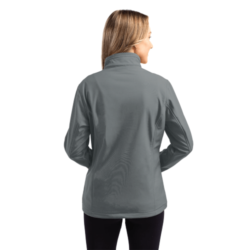 Clique Women's Telemark Eco Stretch Softshell Full Zip Jacket - GREY image thumbnail