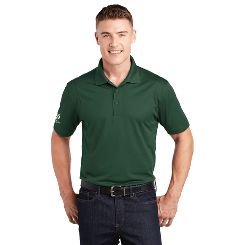 Sport-Tek Men's Micropique Sport-Wick Polo - FOREST GREEN image thumbnail