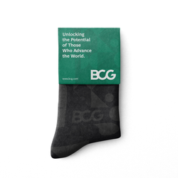 Image of Knit Socks with Header Card Packaging