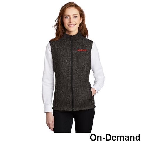 Women's Range Sweater Fleece Vest image thumbnail