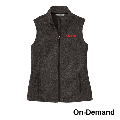 Women's Range Sweater Fleece Vest image thumbnail