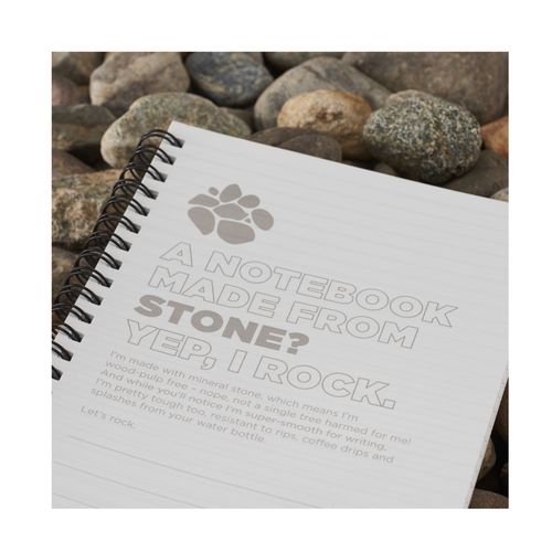 5” X 7” Stone Spiral Notebook image thumbnail