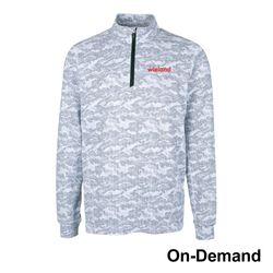 Image of Men's Cutter & Buck Camo 1/4-Zip Pullover