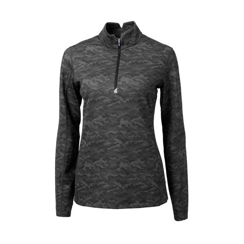 Women's Cutter & Buck Camo 1/4-Zip Pullover image thumbnail
