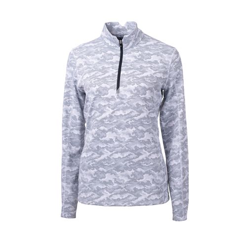 Women's Cutter & Buck Camo 1/4-Zip Pullover image thumbnail