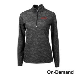 Image of Women's Cutter & Buck Camo 1/4-Zip Pullover